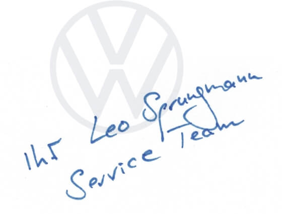Grafik: Leo Sprungmann Service Team